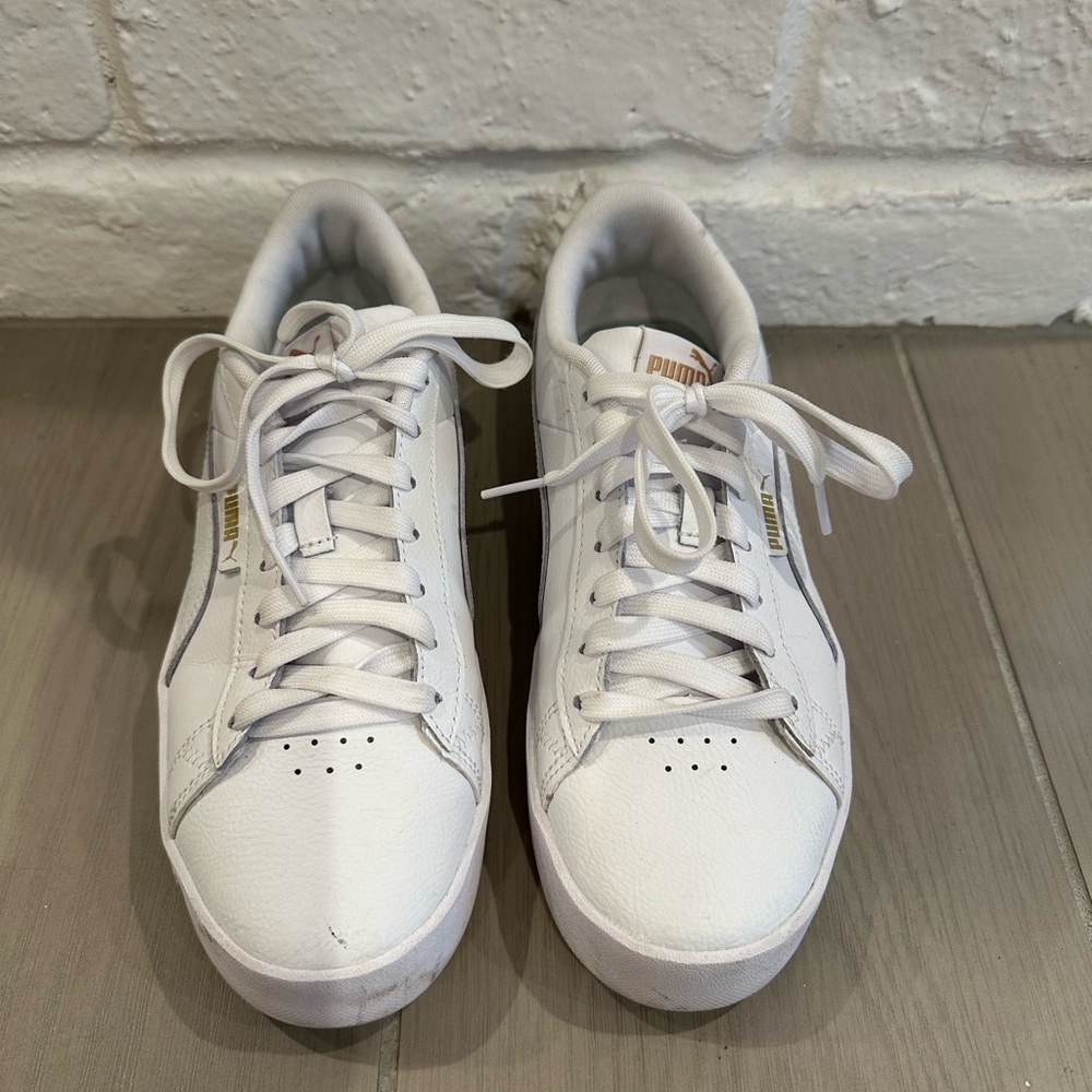 Puma Classic White Leather Sneakers